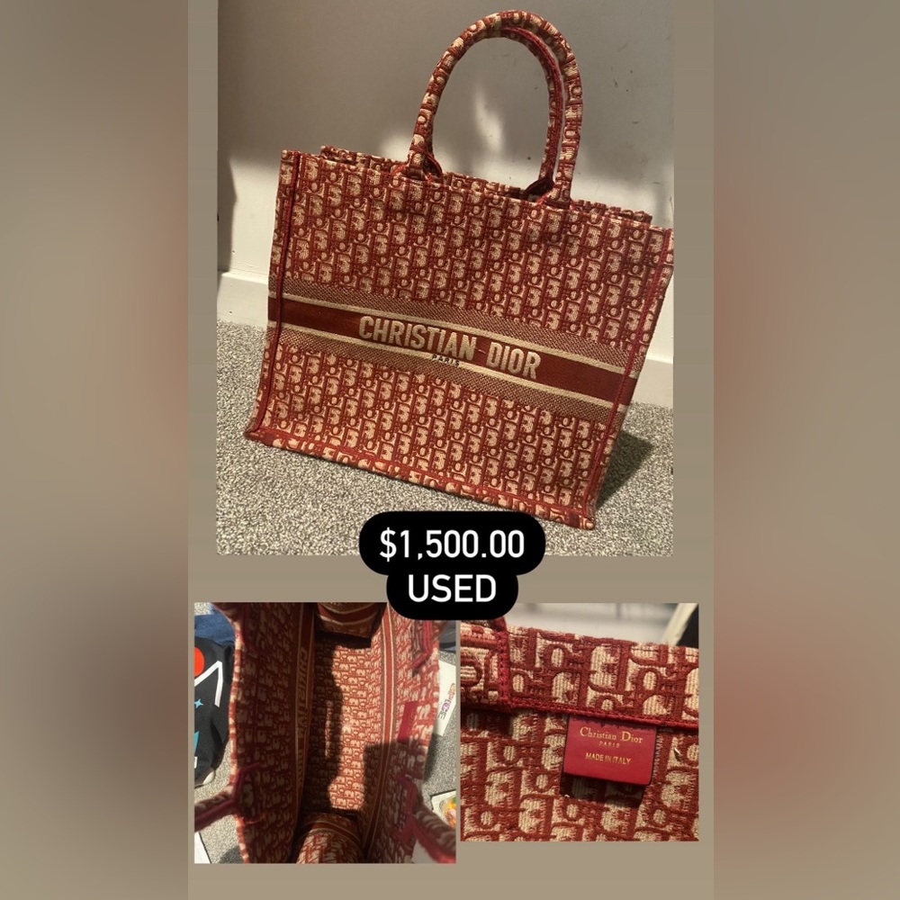 Christian Dior tote bag